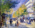 les grands boulevards Pierre Auguste Renoir